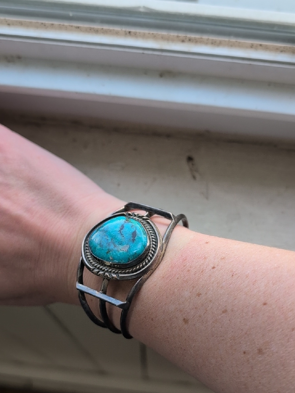 Sterling Silver Turquoise Cuff